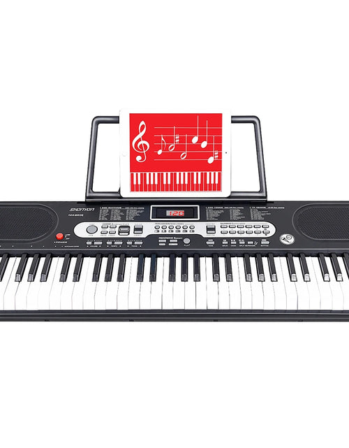 Load image into Gallery viewer, 61-Key Portable Electric Keyboard Set Piano Kit with Lighted Keys
