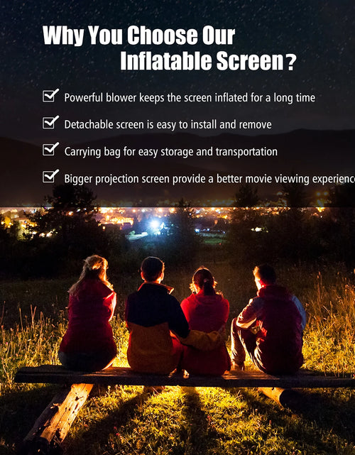 Load image into Gallery viewer, 20FT Inflatable Projector Screen Projection Outdoor Home Theater W/ Blower
