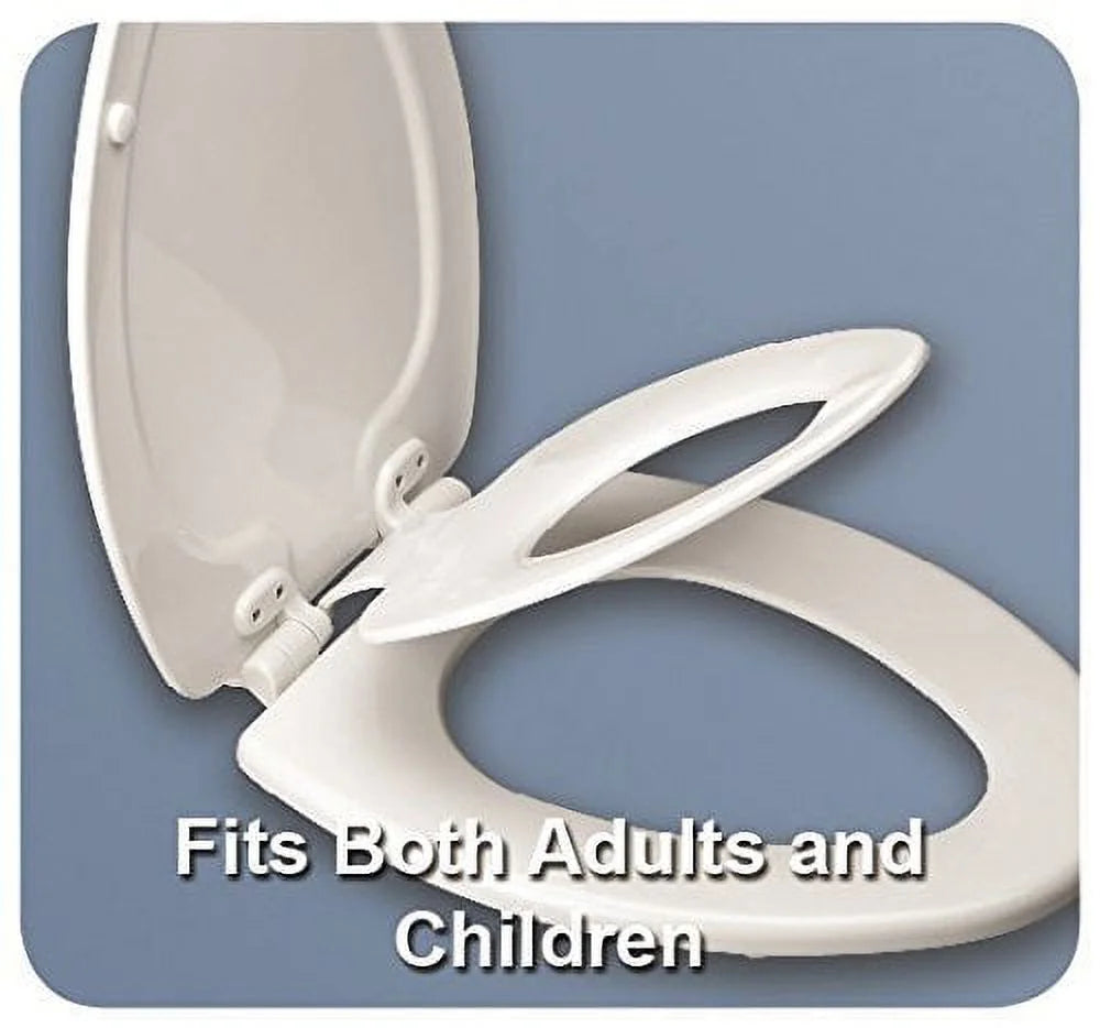 Nextstep2 Elongted Toilet Seat with Built-In Potty Training Seat