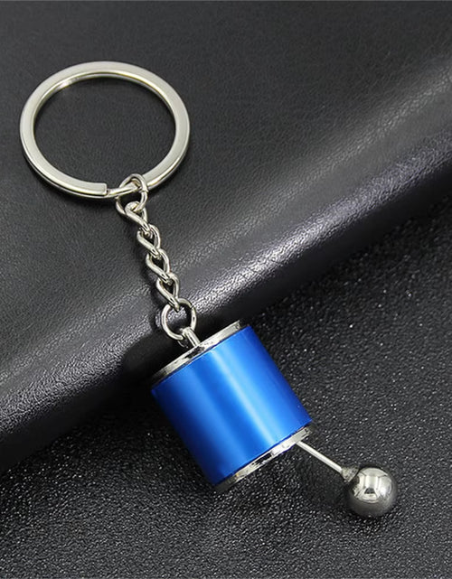 Load image into Gallery viewer, Creative Car Turbo Brake Disc Keychain Manual Transmission Lever Caliper Metal Keyring for Women Men Phone Pendant 4S Shop Gifts
