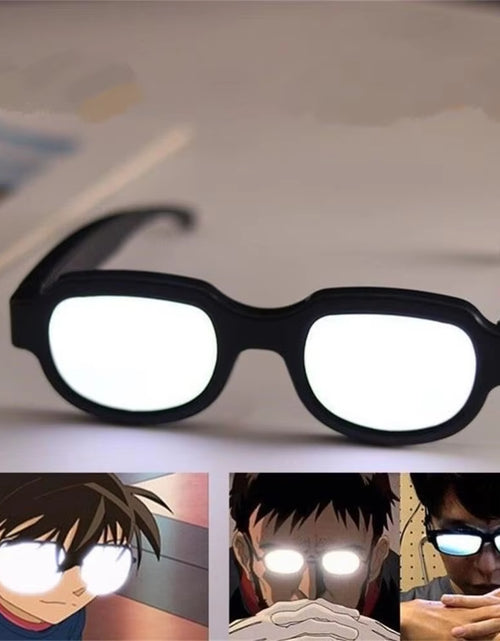 Load image into Gallery viewer, LED Technology Luminous Glasses Conan Same Funny Personality Performance Glasses Cosplay Props KTV Bar Party Decoration Gifts
