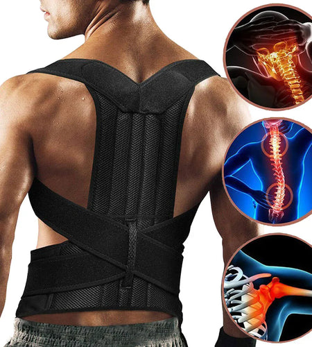 Adjustable Posture Corrector Back Support Shoulder Back Brace Posture Correction Spine Posture Corrector Postural Fixer Tape