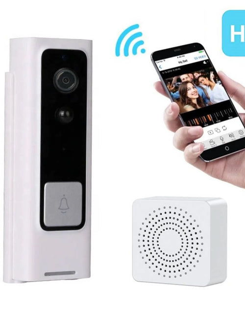 Load image into Gallery viewer, Wireless Doorbell Camera with Chime Video Ring Doorbell with Chime with Motion Detection Night Vision Ring Camera for Home
