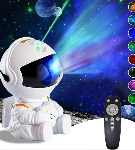 Astronaut Galaxy Projector Star Projector Galaxy Night Light Space Buddy Projector with Nebula Remote Control for Bedroom Home