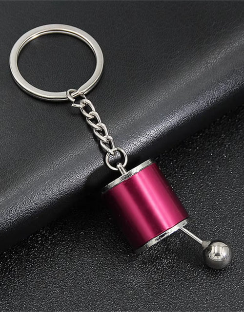 Load image into Gallery viewer, Creative Car Turbo Brake Disc Keychain Manual Transmission Lever Caliper Metal Keyring for Women Men Phone Pendant 4S Shop Gifts
