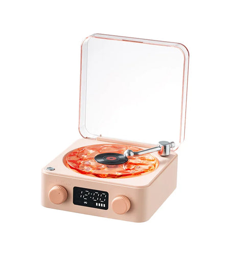 Mini Retro White Noise Bluetooth Speaker Portable Vintage Sleep Aid Bluetooth Speaker Subwoofer with RGB Light Support TF Card