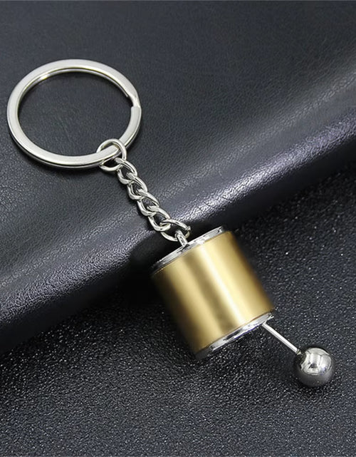 Load image into Gallery viewer, Creative Car Turbo Brake Disc Keychain Manual Transmission Lever Caliper Metal Keyring for Women Men Phone Pendant 4S Shop Gifts
