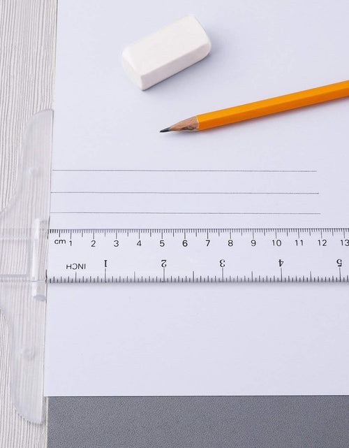 Load image into Gallery viewer, 12 Inch/ 30 Cm T-Square Ruler Plastic Transparent T-Ruler for Drafting and General Layout Work (4)
