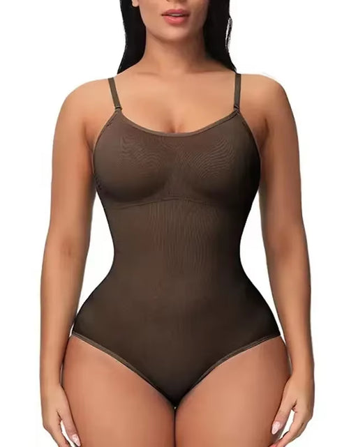 Load image into Gallery viewer, 1 Piece Solid Seamless Shaping Shapewear Bodysuit, Tummy Control Butt Lifting Slimmer Body Shaper, Women&#39;S Underwear &amp; Shapewear
