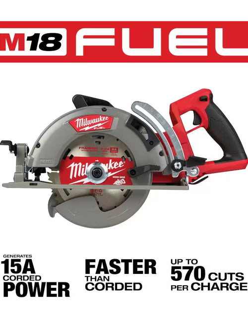 Load image into Gallery viewer, M18 FUEL 18V Lithium-Ion Cordless 7-1/4 In. Rear Handle Circular Saw W/M18 FUEL 6 Gal. Wet/Dry Vac and 8.0Ah Starter Kit
